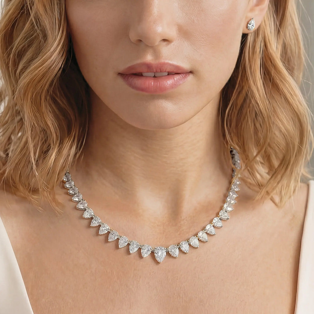 PARURE MARIAGE ZIRCONS AAA MANHATTAN Ivory and co