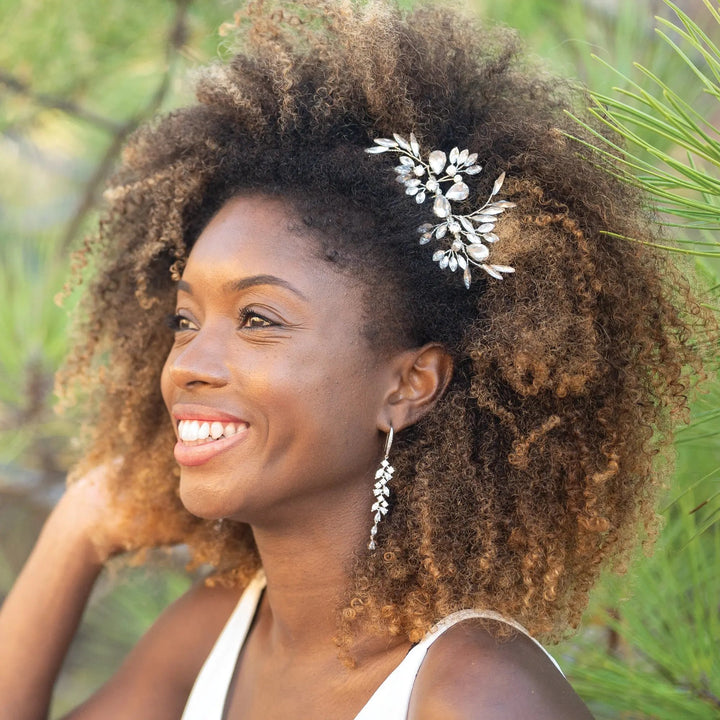 PEIGNE DIAMOND FROST – CRISTAUX AUTRICHIENS PLAQUÉ OR, OR ROSE OU ARGENT Ivory and co