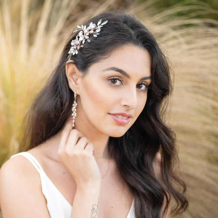 PEIGNE DIAMOND FROST – CRISTAUX AUTRICHIENS PLAQUÉ OR, OR ROSE OU ARGENT Ivory and co