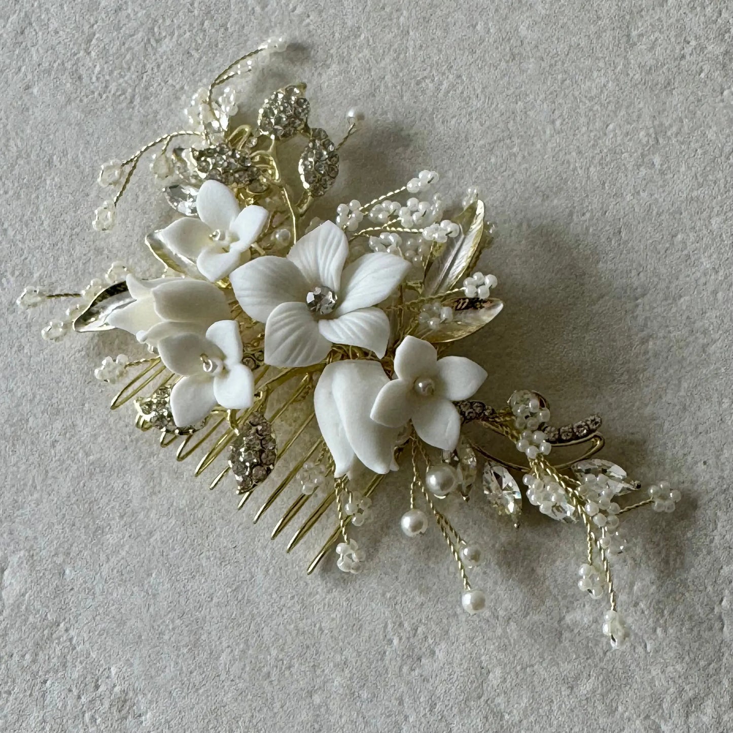 PEIGNE MARIÉE FLORALY - Mas Accessoires