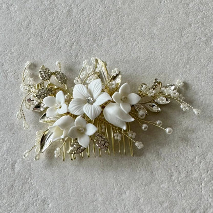 PEIGNE MARIÉE FLORALY - Mas Accessoires