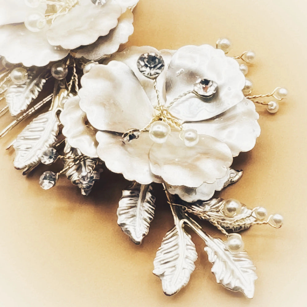 PEIGNE MARIÉE CHAMPAGNE - Mas Accessoires