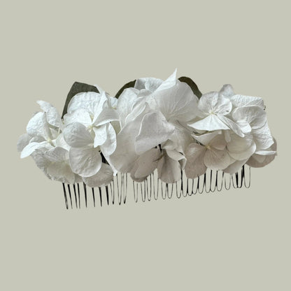 PEIGNE MARIÉE HORTENSIA BLANC - CÉLESTE Céline