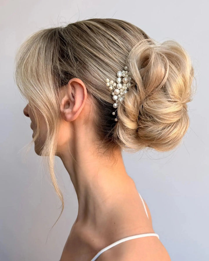 PEIGNE MARIÉE IZABELLA – PERLES D'EAU DOUCE, OR OU ARGENT SallyJaneBridal