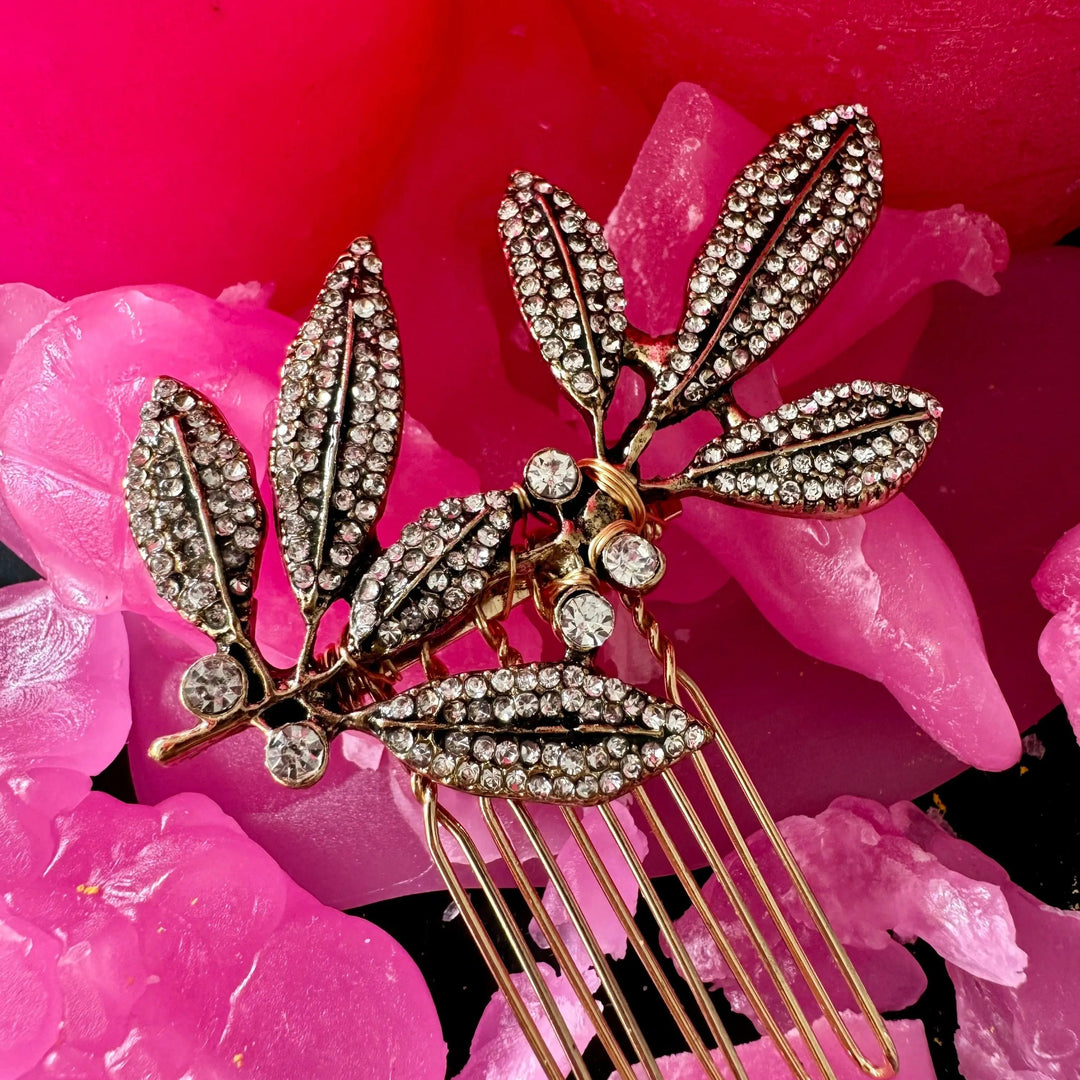 Peigne mariée cheveux Philosophie- Mas Accessoires bijoux de cheveux