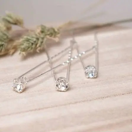 PIC CHEVEUX MARIÉE PETITS CRISTAUX EN DUO — 19A965 ÉGLANTINE CRÉATIONS