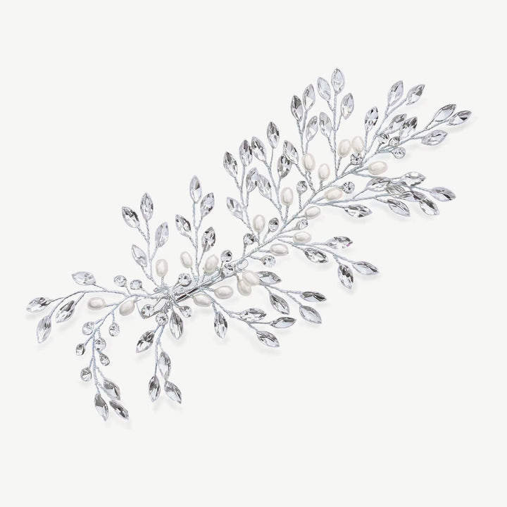 PINCE À CHEVEUX PEARL SERENADE – CRISTAUX & PERLES PLAQUÉ ARGENT, OR OU OR ROSE Ivory and co