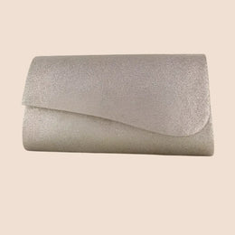 Pochette cérémonie Juliane – paillettes dorées claires