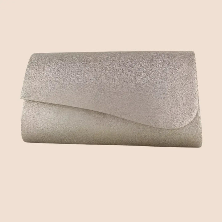 POCHETTE CÉRÉMONIE PAILLETTES DORÉES JULIANE White Lady