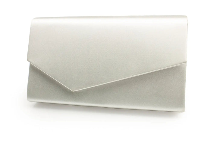 POCHETTE MARIAGE EN SATIN IVOIRE CHIARA White Lady