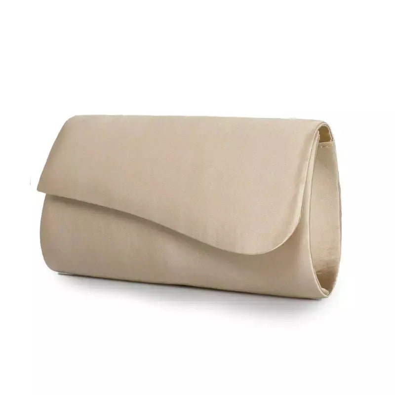 POCHETTE MARIAGE NUDE EN SATIN JULIANE WHITE LADY