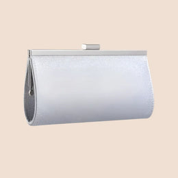 Pochette de mariée Vanessa – paillettes argent