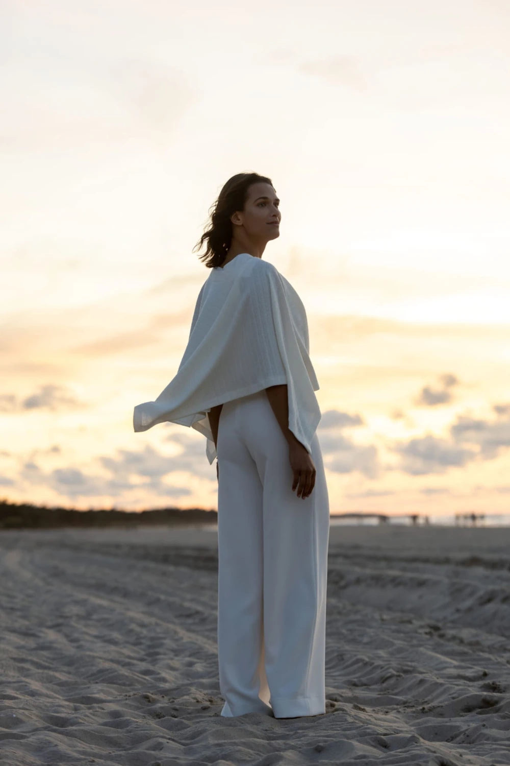 Pantalon de mariée Emma T2 crêpe jambe longue Novias vue 4