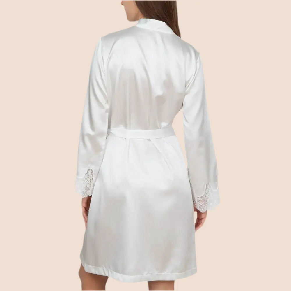 ROBE DE CHAMBRE SATIN FEMME HERITAGE Mas Accessoires