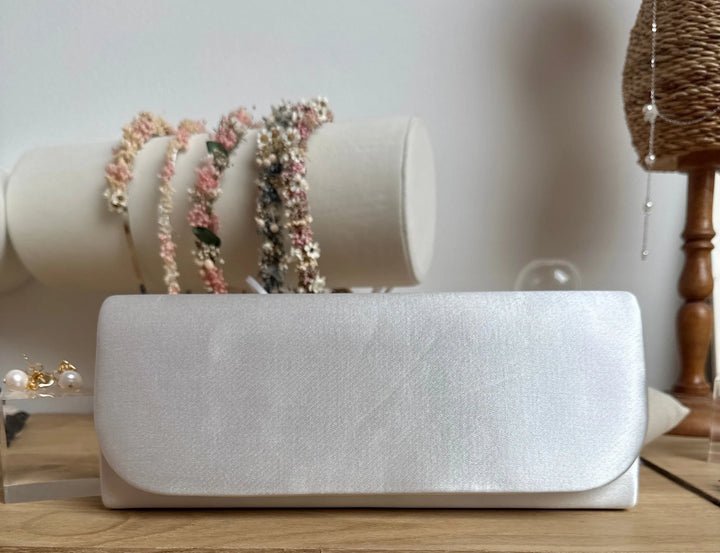 SAC MARIÉE EN SATIN IVOIRE ROMINA White Lady