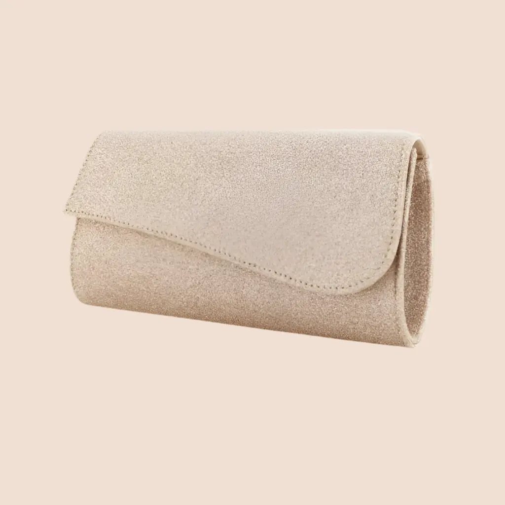 SAC SOIRÉE PAILLETTES CHAMPAGNE JULIA White Lady