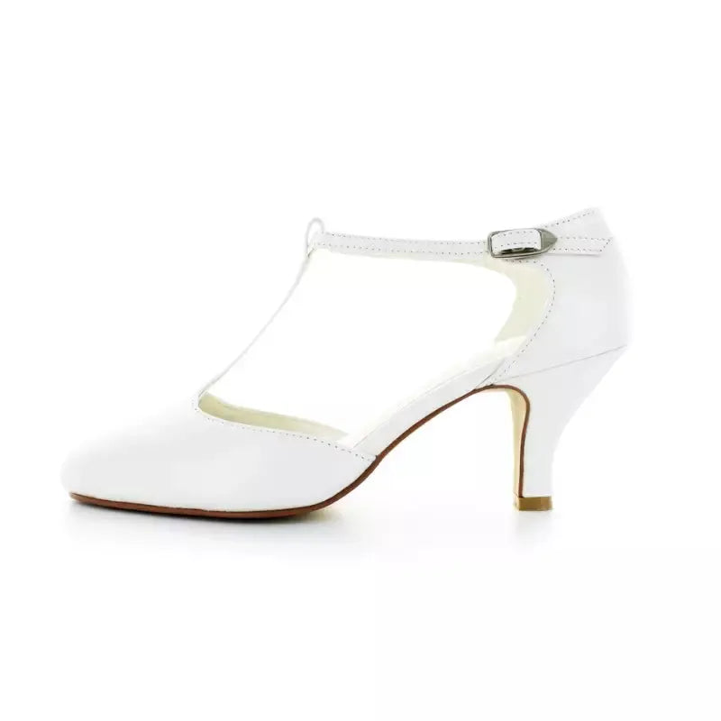 SALOMÉS MARIÉE EN CUIR BLANC LADY WHITE LADY