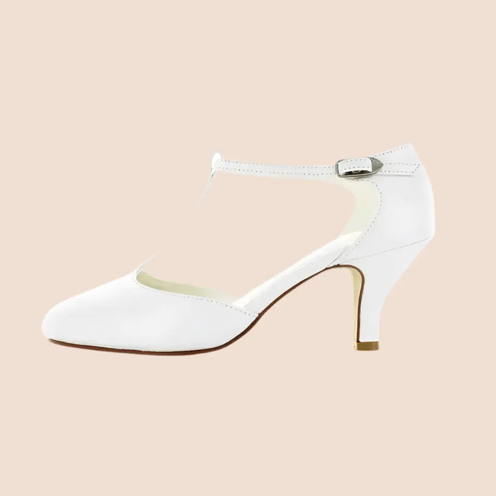 SALOMÉS MARIÉE EN CUIR BLANC LADY WHITE LADY