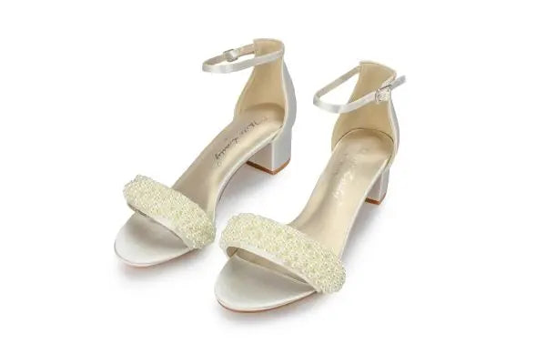 SANDALES MARIAGE PERLES CANNES - Mas Accessoires