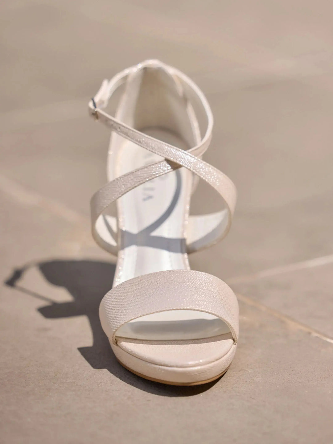 SANDALES DORÉES STORM – TALON BLOC 10,5 CM AVALIA