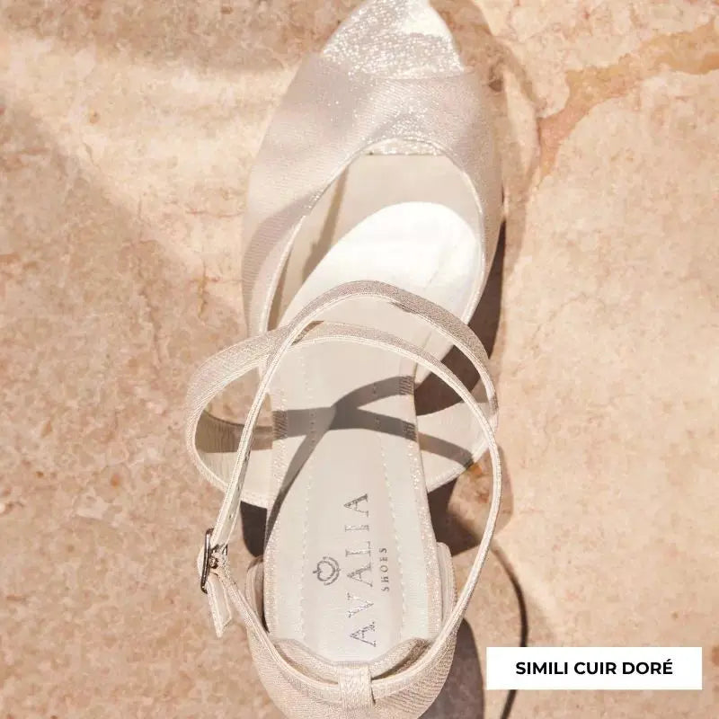 SANDALES MARIÉE COMPENSÉES CINDY AVALIA