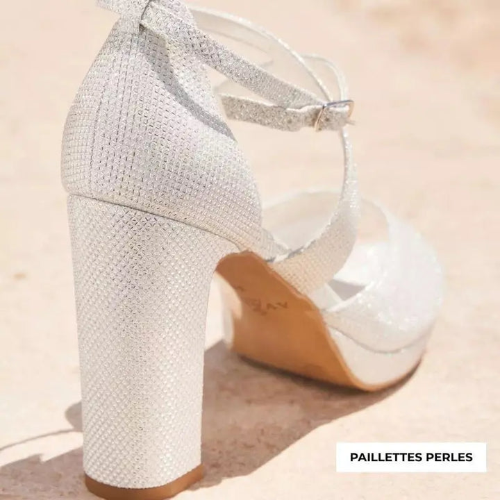 SANDALES MARIÉE COMPENSÉES CINDY AVALIA