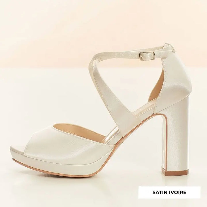 SANDALES MARIÉE COMPENSÉES CINDY AVALIA