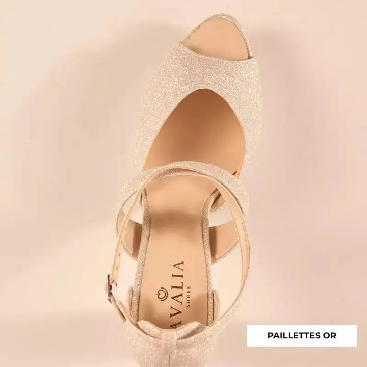SANDALES MARIÉE COMPENSÉES CINDY AVALIA