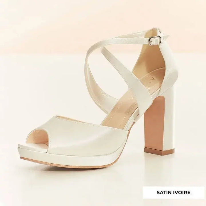 SANDALES MARIÉE COMPENSÉES CINDY AVALIA
