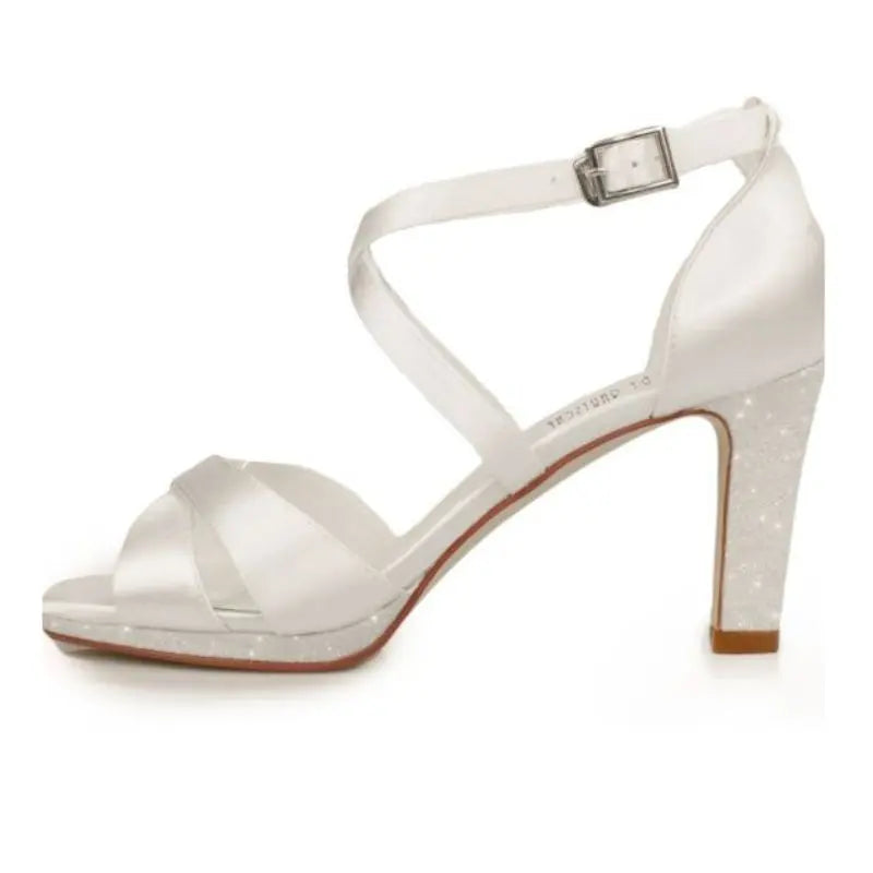 SANDALES MARIAGE SATIN - SANARY