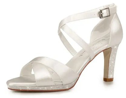 SANDALES MARIAGE SATIN - SANARY