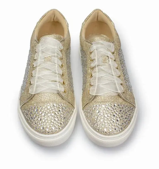 SNEAKERS MARIAGE STRASS BAYEUX - Mas Accessoires