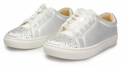 SNEAKERS SATIN ET STRASS Gautsche