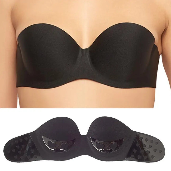 SOUTIEN-GORGE ADHÉSIF PUSH-UP MARIAGE – SANS BRETELLES & SANS DOS | BONNET A à E|BRA 23004 IVETTE BRIDAL