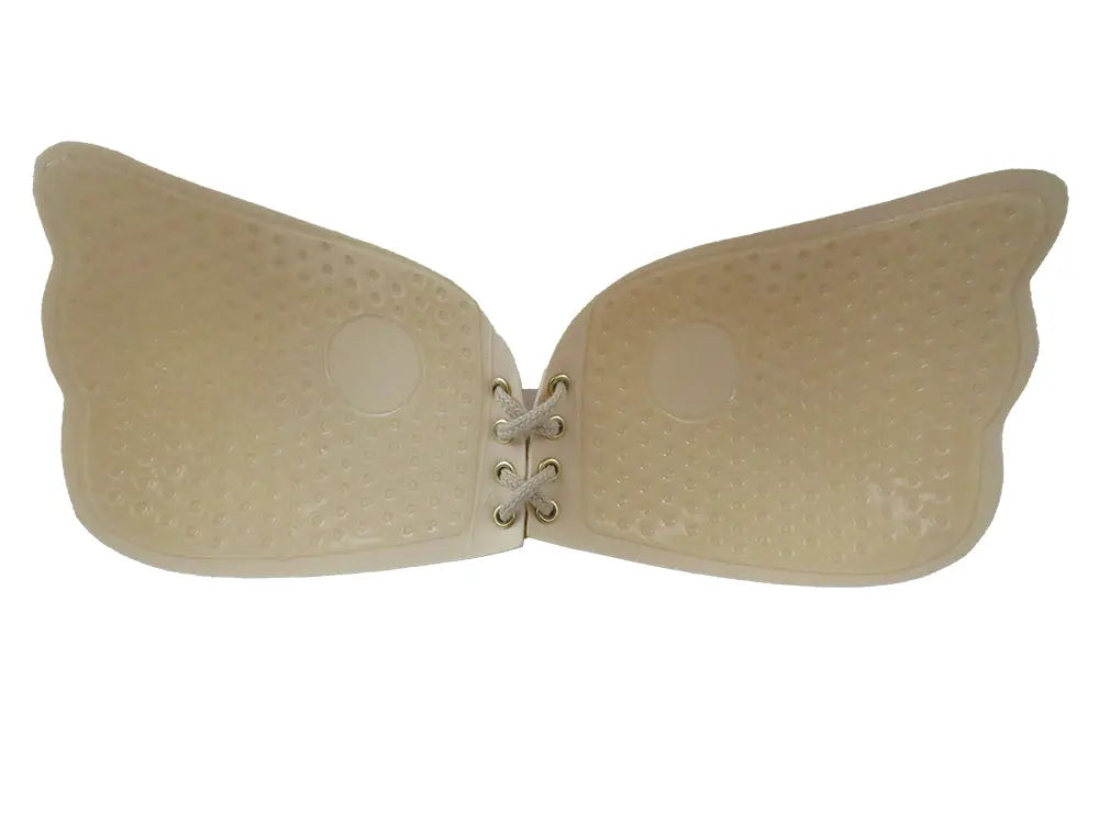 2 Paires Soutien-Gorge Adhésif Invisible Sans Dos + 4 Couvre-Mamelons - Push Up Robe Mariée