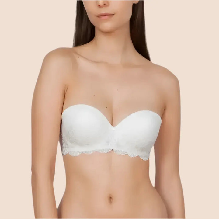 SOUTIEN GORGE SANS BRETELLES PUSH UP HERITAGE Yvette Bridal