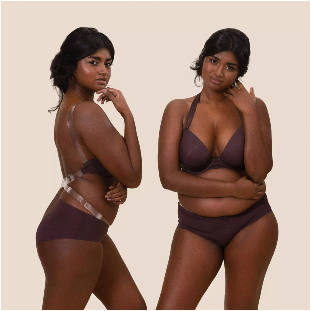 SOUTIEN GORGE DOS NU BACK TO GLAM COULEUR CHOCOLAT Back to glam - Mas accessoires