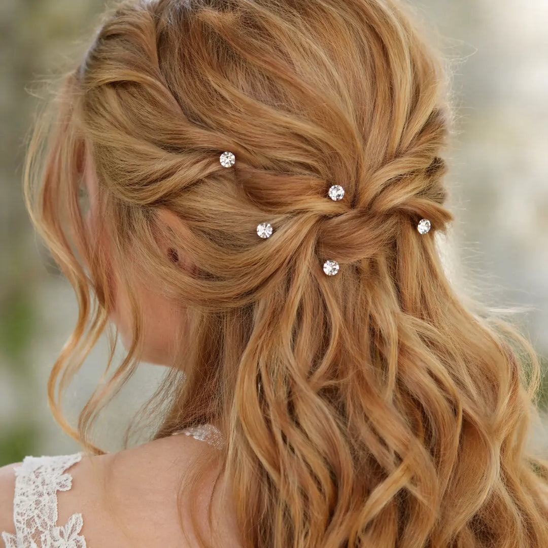 SPIRALE CHEVEUX MARIEE STRASS LOT 5 CURLIES CRISTAL — G.Westerleigh