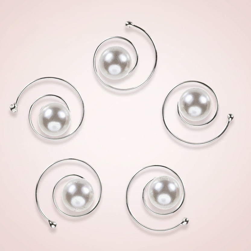 SPIRALES CHEVEUX MARIEE PERLES LOT 5 CURLIES — SR2056A G.Westerleigh