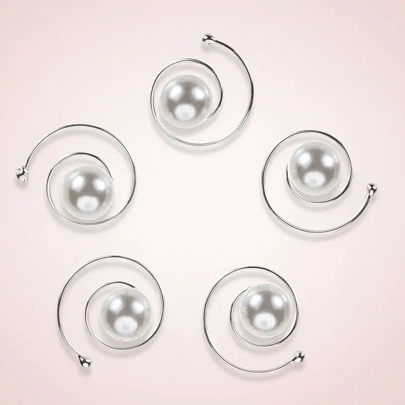 SPIRALES CHEVEUX MARIEE PERLES LOT 5 CURLIES — SR2056A G.Westerleigh