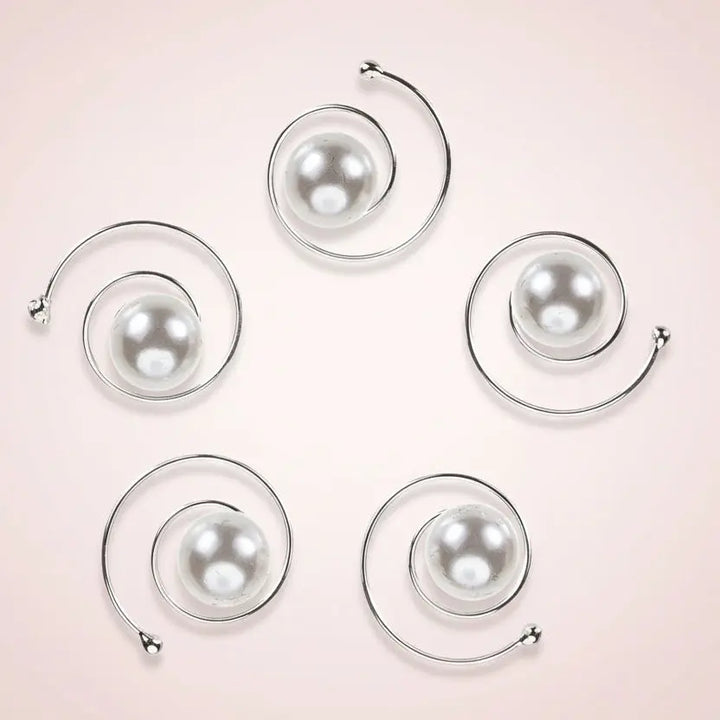 SPIRALES CHEVEUX MARIEE PERLES LOT 5 CURLIES — SR2056A G.Westerleigh
