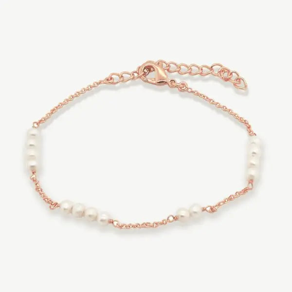 ST. IVES – BRACELET CHAÎNE & PERLES FINES Ivory and co