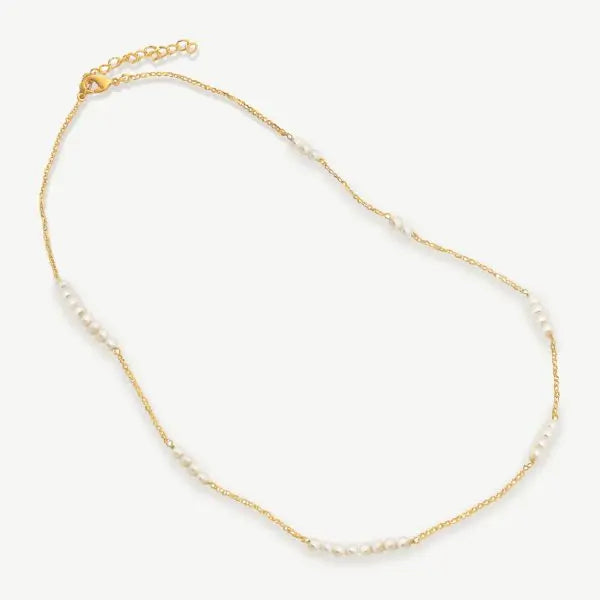ST. IVES – COLLIER CHAÎNE & PERLES FINES Ivory and co