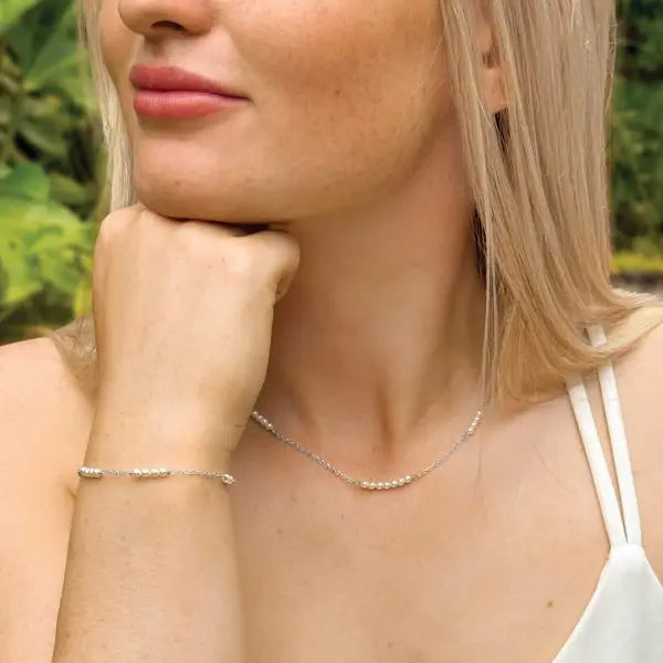 ST. IVES – COLLIER CHAÎNE & PERLES FINES Ivory and co