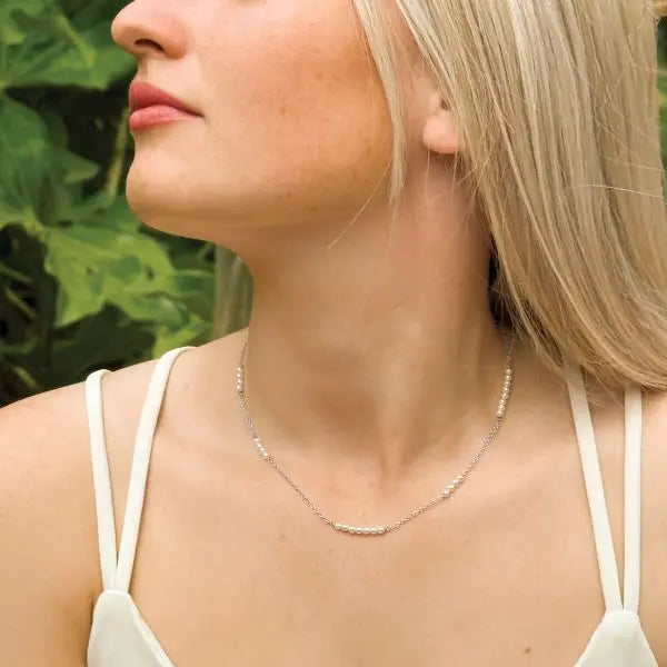 ST. IVES – COLLIER CHAÎNE & PERLES FINES Ivory and co