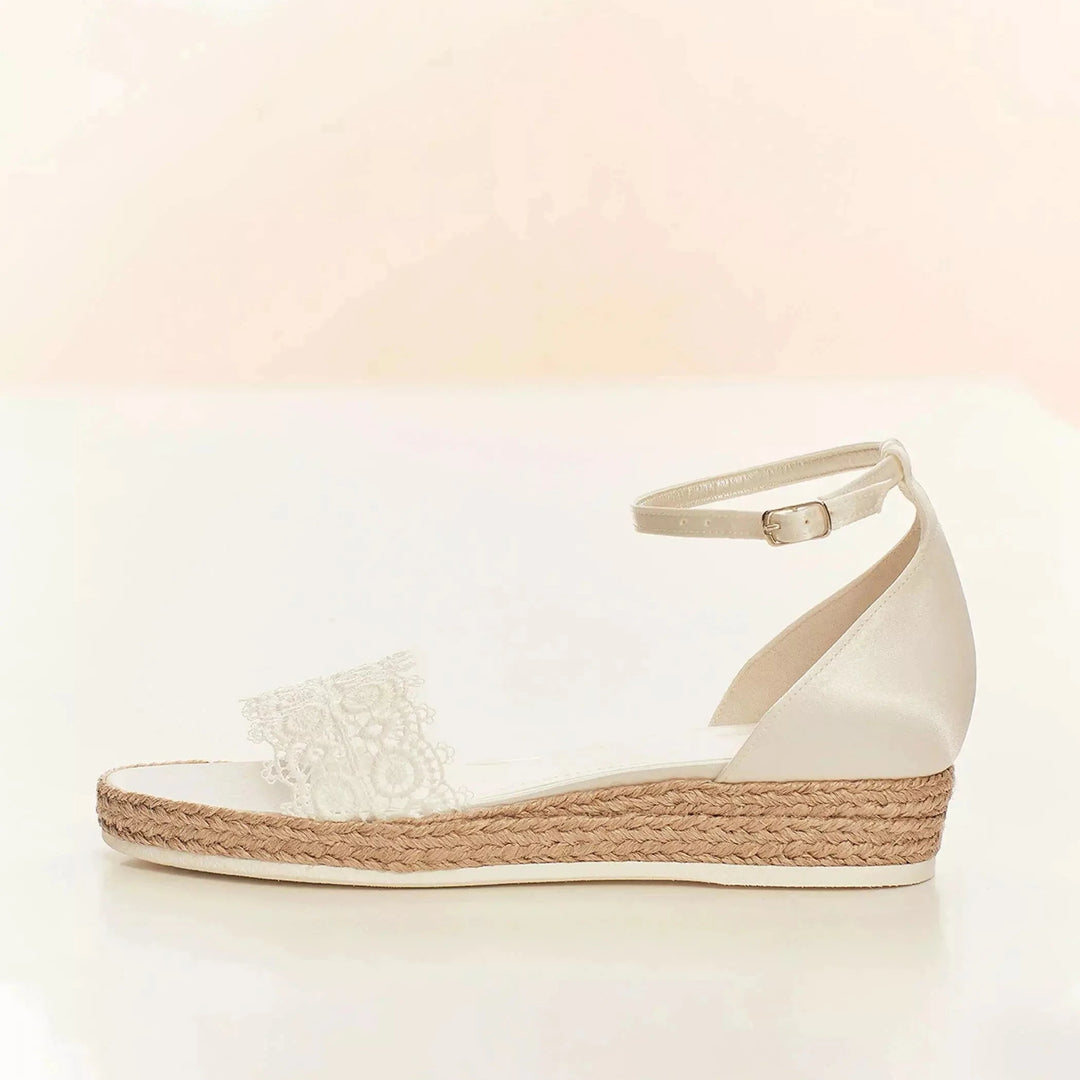 Sandales bohème chic avec dentelle bahia de Avalia - Mas accessoires