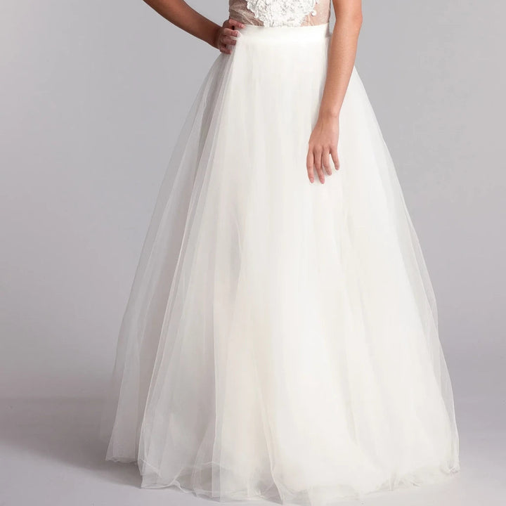 Surjupe de mariée Bettina SDP2 tulle princesse amovible Novias vue 2