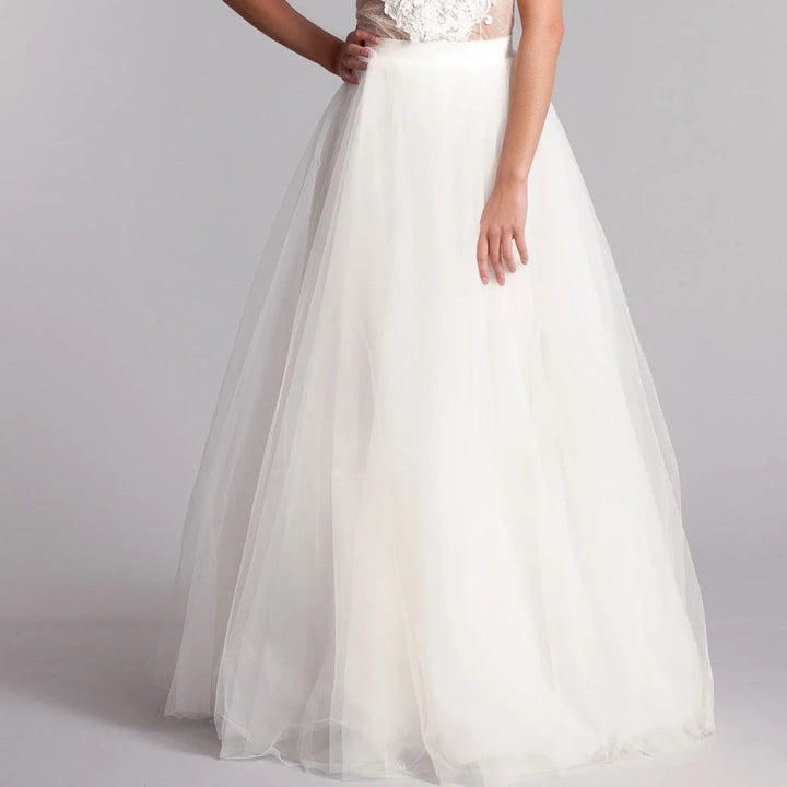 Surjupe de mariée Bettina SDP2 tulle princesse amovible Novias vue 2