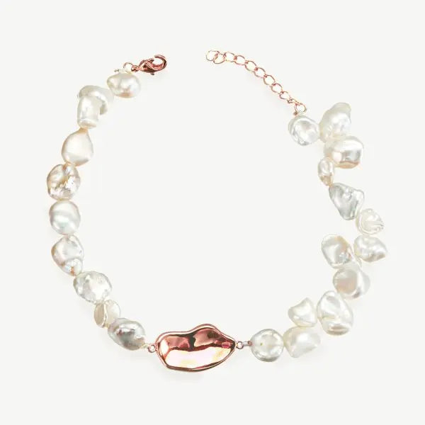 TAHITI – BRACELET AUX PERLES BAROQUES AUTHENTIQUES Ivory and co