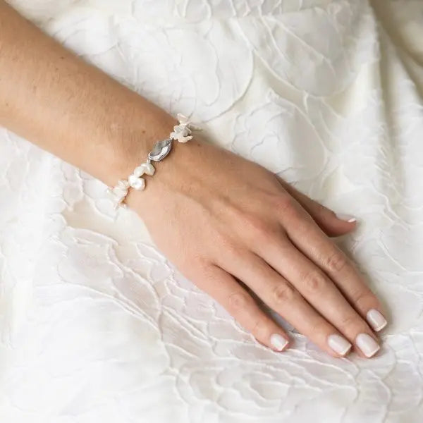 TAHITI – BRACELET AUX PERLES BAROQUES AUTHENTIQUES Ivory and co